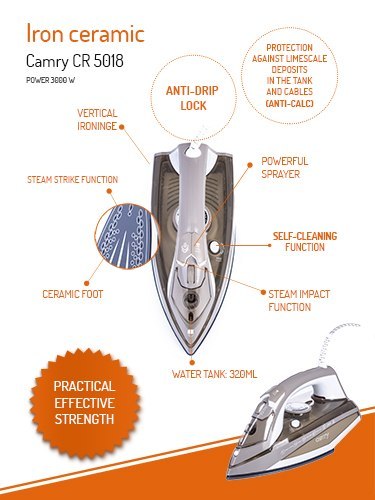 CR 5018 Żelazko 3000 w