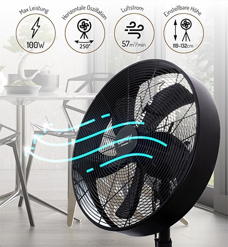 CR 7329 Wentylator na statywie loft 40cm / 16?