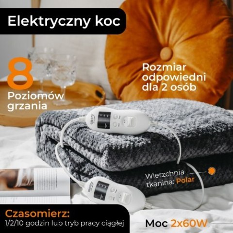CR 7417 Elektryczny koc podkładowy z czasomierzem (2)