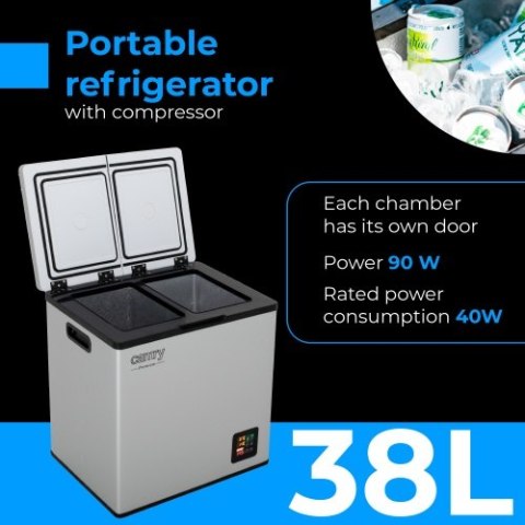 CR 8076 Lodówka kompresorowa turystyczna 38l