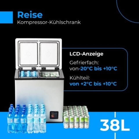 CR 8076 Lodówka kompresorowa turystyczna 38l