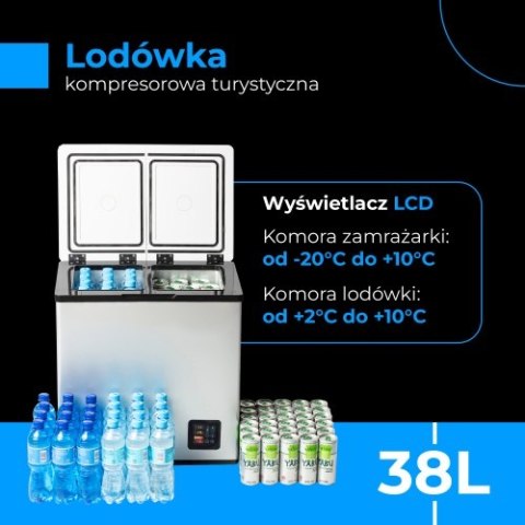 CR 8076 Lodówka kompresorowa turystyczna 38l