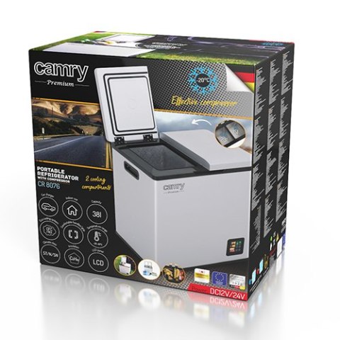 CR 8076 Lodówka kompresorowa turystyczna 38l