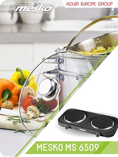 MS 6509 Kuchenka elekt. dwupalnikowa