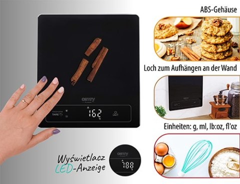 CR 3175 Waga kuchenna - 15kg - bezdotykowe tarowanie