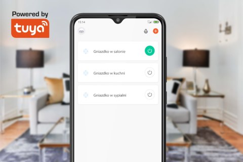 Gniazdo WiFi Kruger&Matz Connect P3 Tuya