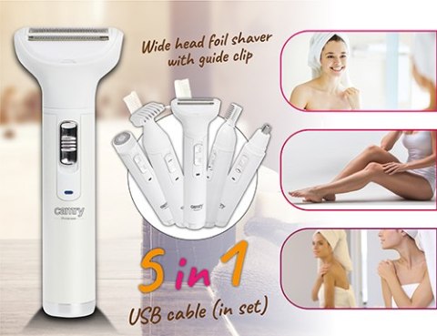 CR 2935 Golarka foliowa z trymerem - zestaw wielofunkcyjny do ciała