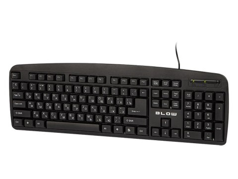 84-208# Klawiatura ukraińska rosyjska blow kp-104 usb pl cyrylica