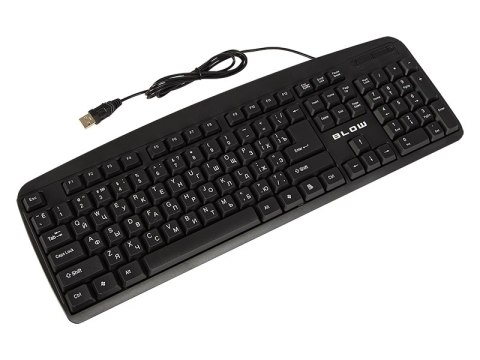 84-208# Klawiatura ukraińska rosyjska blow kp-104 usb pl cyrylica