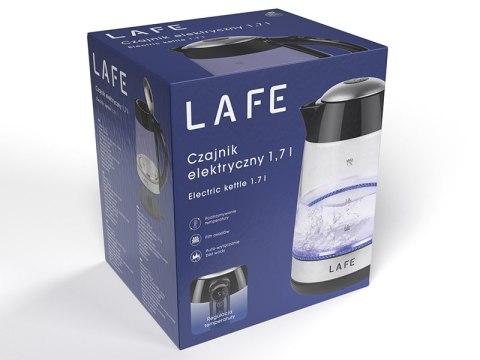 Czajnik z regulacją temperatury LAFE LumiGlass
