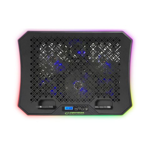 EGC109 Esperanza podstawka chłodząca gaming pod notebook led rgb galerne