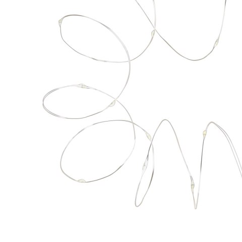 Lampki świateczne - 20mini LED- zimne białe