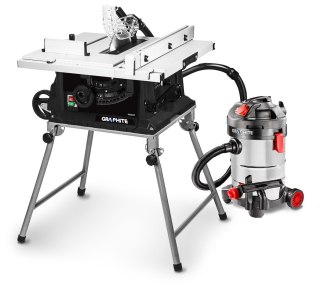 Pilarka stołowa 1600W, 254 x 30 mm, składany stół