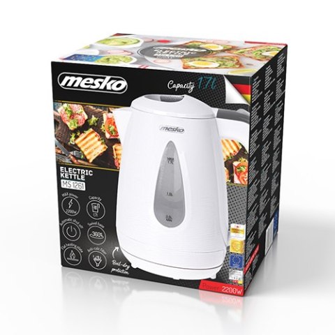 MS 1261 grey Czajnik plastikowy 1,7 l