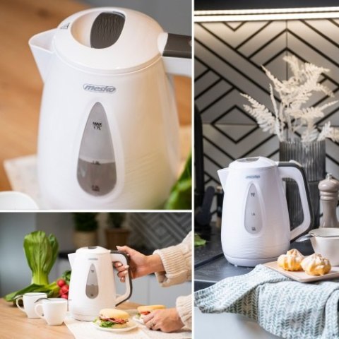 MS 1261 grey Czajnik plastikowy 1,7 l