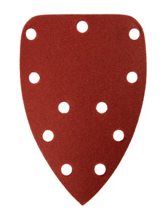 Papier ścierny na rzep delta 140 x 140 x 80 mm, K180, 5 szt., z otworami