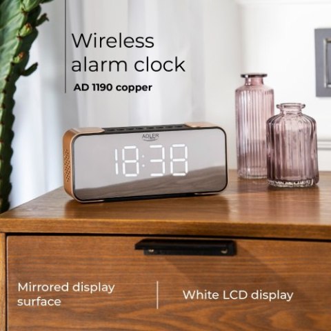 AD 1190 copper Radiobudzik bezprzewodowy