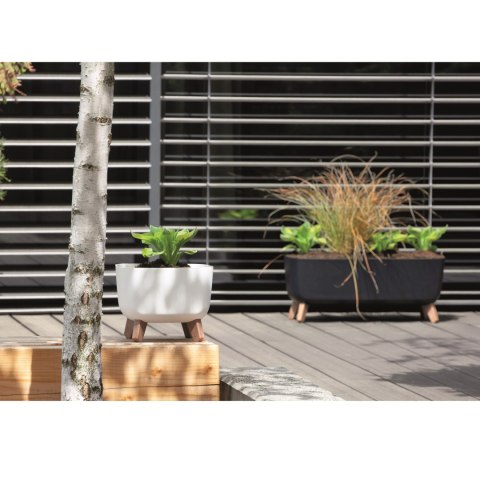 Doniczka GRACIA SQUARE DGQL400 - biały