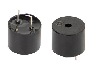 2685# Buzer czarny bez generatora 12mm druk