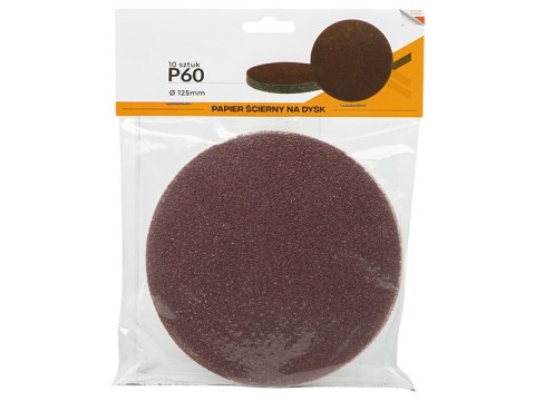 67-048# Papier ścierny na dysk 125mm 10szt 60gr.`