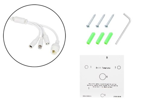 77-854# Kamera ip blow bl-5is28bbm/sd/poe grafit tubowa