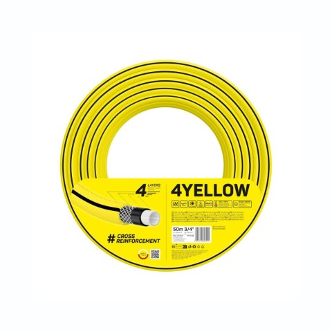 Wąż ogrodowy Cellfast 4YELLOW 3/4" 50m