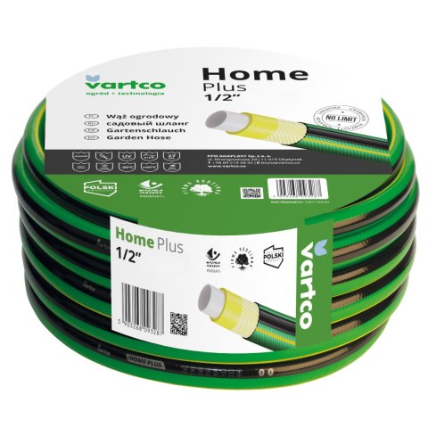 Wąż ogrodowy Vartco Home Plus 1/2" 50m