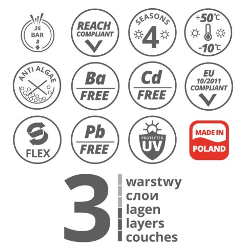 Wąż ogrodowy Vartco Light Plus 1/2" 50m