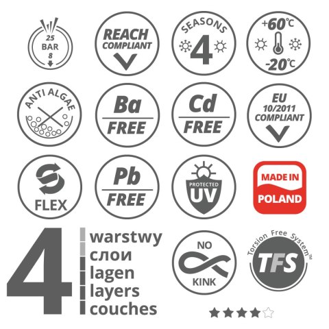 Wąż ogrodowy Vartco Professional 3/4" 30m