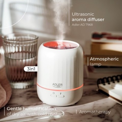 AD 7968 Ultradźwiękowy dyfuzor zapachowy usb 3w1