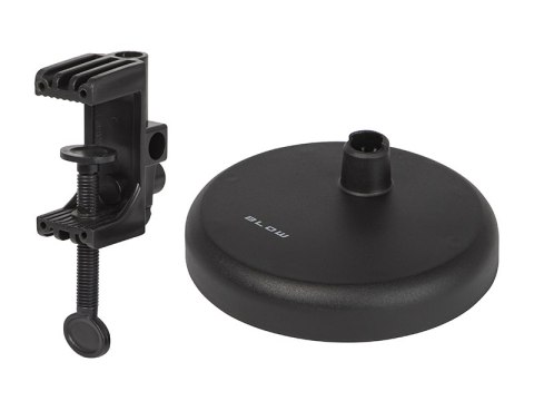 44-149# Lampka biurkowa lb-09 kreślarska 2w1 e27 czarna