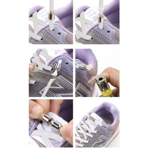 Sznurówki do butów- bez wiązania Malatec 21653