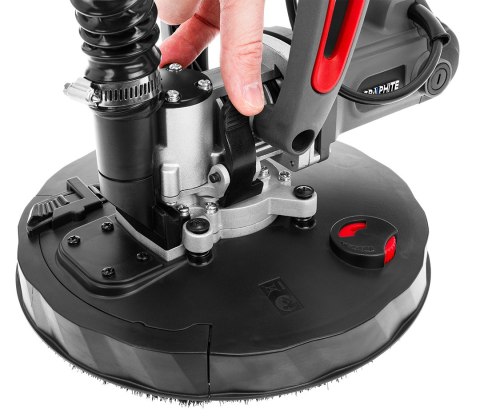 Szlifierka do gipsu 710W, 225mm/215 mm, okrągła i trójkątna stopa, latarka