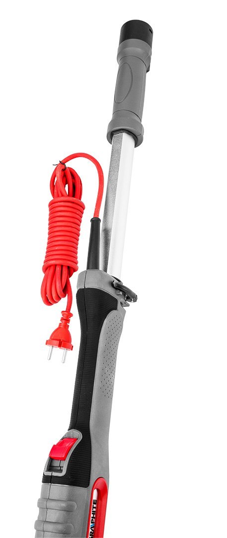 Szlifierka do gipsu 710W, 225mm/215 mm, okrągła i trójkątna stopa, latarka