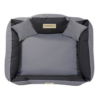 Legowisko rozbieralne antypoślizgowe MM44 100x75cm szare KingDog