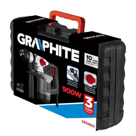 Młot udarowy SDS+ 900W, walizka