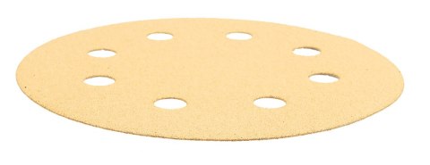 Papier ścierny na rzep 180 mm, K120, 5 szt., z 8 otworami do szlifierki 59G263