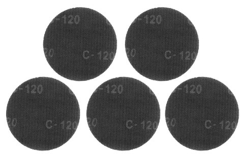 Siatka ścierna na rzep 180 mm, K120, 5 szt. do szlifierki 59G263