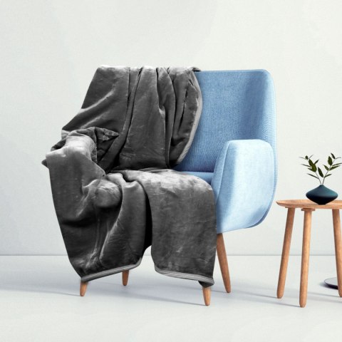 Koc szary 160x200 cm Medicline