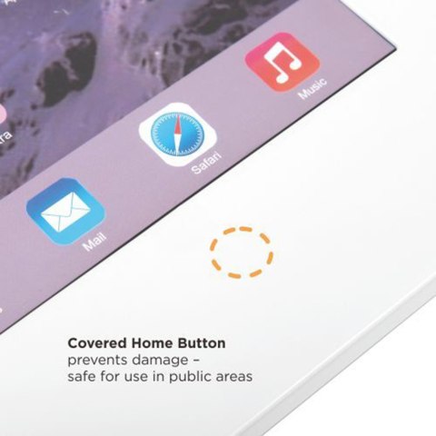 Uchwyt reklamowy do tabletu Maclean, ścienny z blokadą, 9.7"-11", iPad/iPad Air/iPad Pro, Samsung Galaxy Tab A/Tab A7/Tab S6 Lit