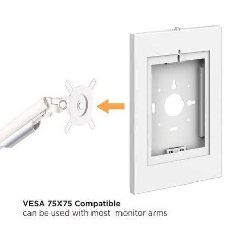 Uchwyt reklamowy do tabletu Maclean, ścienny z blokadą, 9.7"-11", iPad/iPad Air/iPad Pro, Samsung Galaxy Tab A/Tab A7/Tab S6 Lit