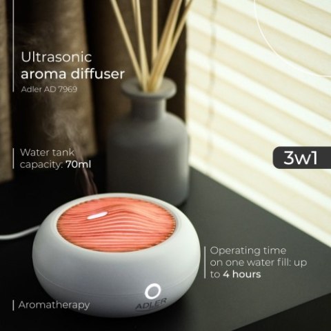 AD 7969 Ultradźwiękowy dyfuzor zapachowy usb 3w1