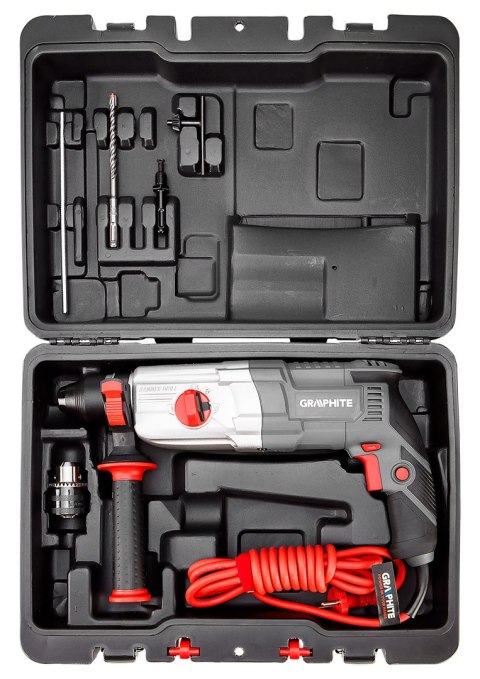 Młotowiertarka SDS+ 800W, 2.8J, walizka