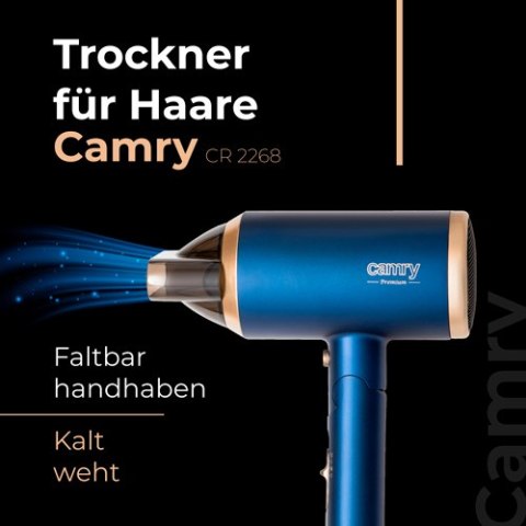 CR 2268 Suszarka do włosów 1800w ion + dyfuzor + składana rączka