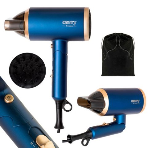 CR 2268 Suszarka do włosów 1800w ion + dyfuzor + składana rączka