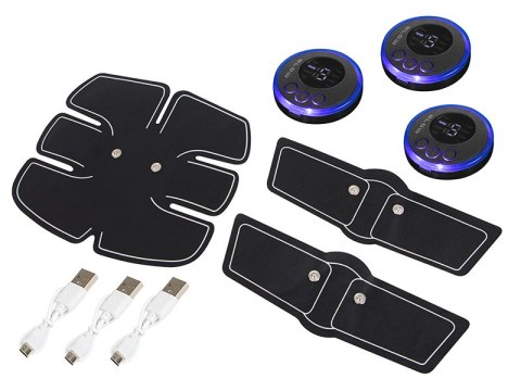 44-343# Masażer elektrostymulator ems mięśni brzucha nóg rąk i całego ciała