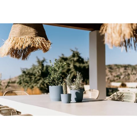 Doniczka RYFO DRF90 - jasny szary śr. 88 mm