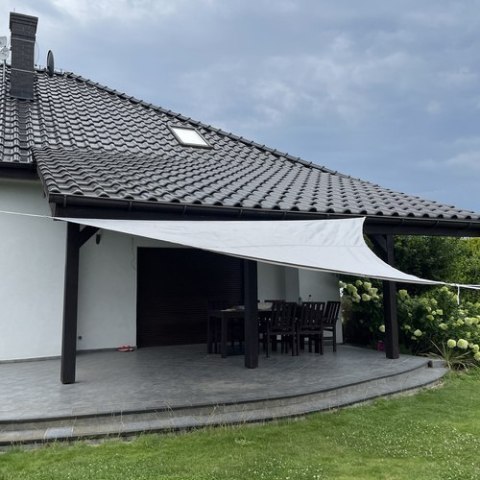 Żagiel przeciwsłoneczny 4x4x4m-szary Gardlov 23141