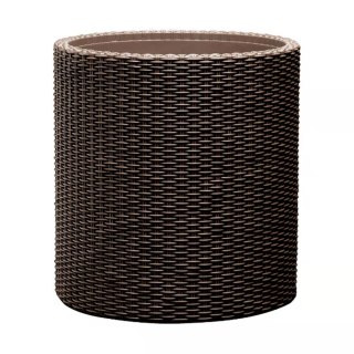 Donica okrągła CYLINDER PLANTER M whiskey brown