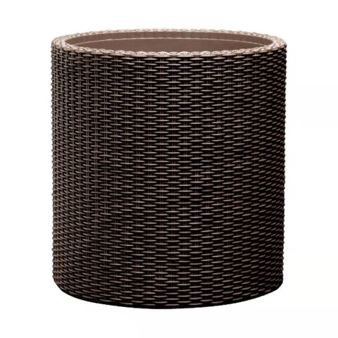 Donica okrągła CYLINDER PLANTER M whiskey brown